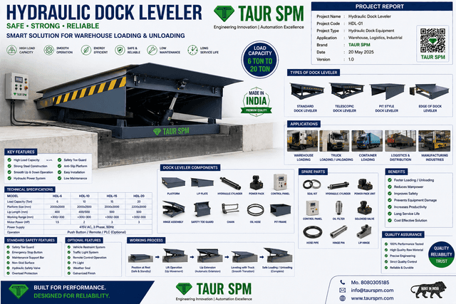 HDL-6  Hydraulic Dock Leveler