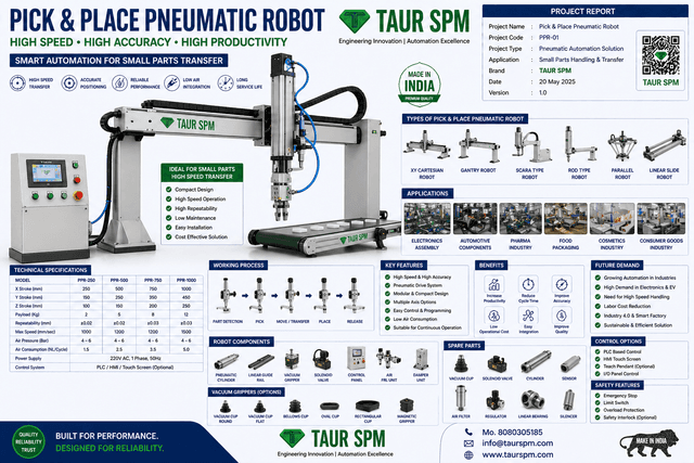 PPR-250 Pick & Place Pneumatic Robot