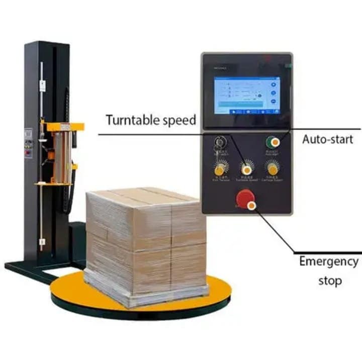 Automatic Turntable Pallet Wrapping Machine Main Feature