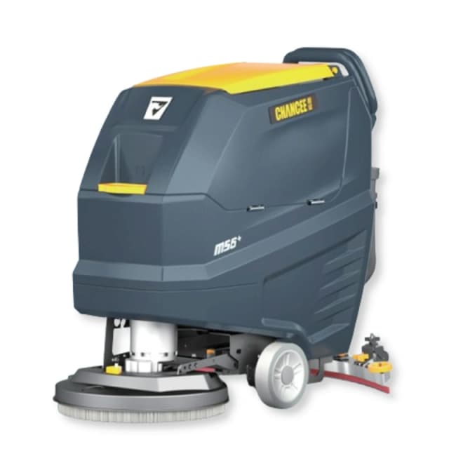 M56+ Walk-Behind Floor Scrubber – Battery Powered