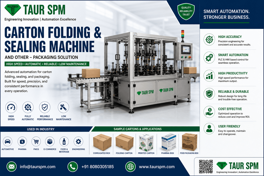CF-01  Carton Folding & Sealing Machine