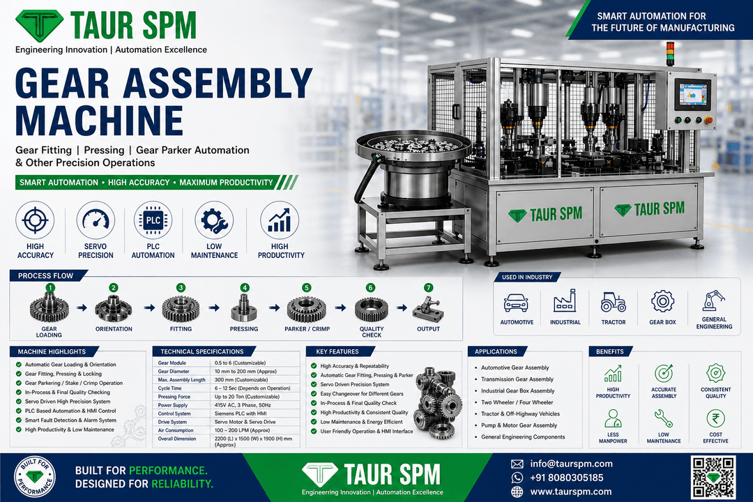 GA-01  Gear Assembly Machine