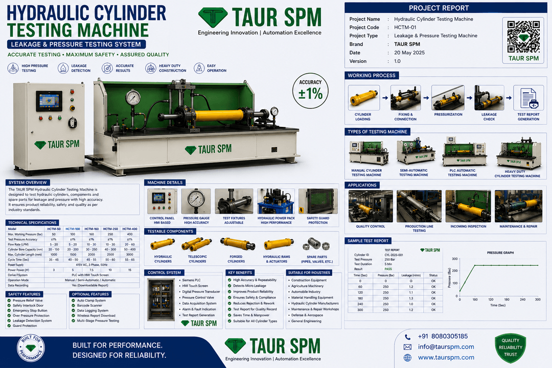 HCTM-01  Hydraulic Cylinder Testing Machine
