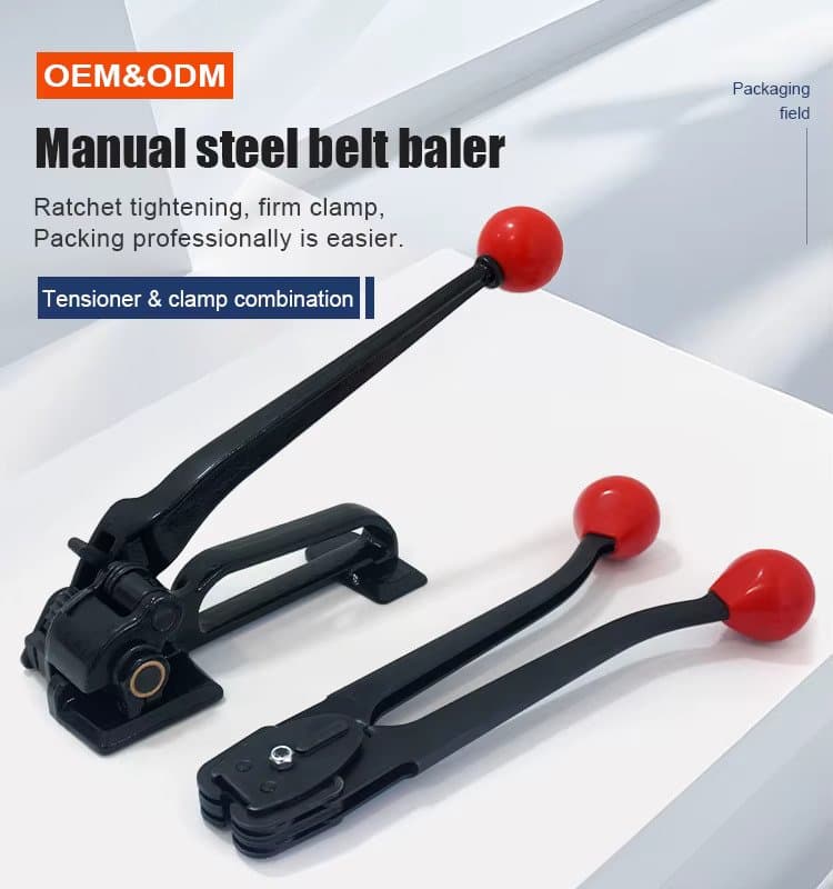 Steel Strapping Tool Kit (Tensioner + Sealless Hand Tool) Hero Image