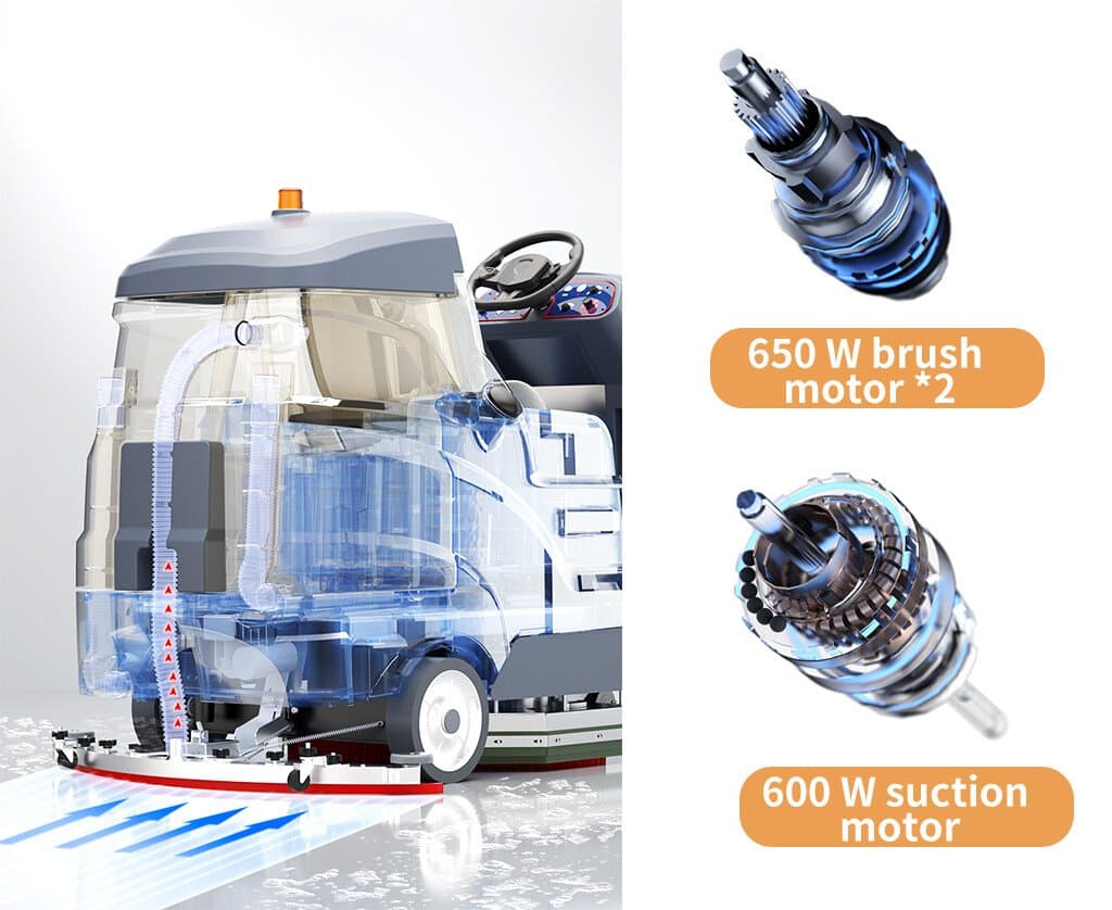 Ride-on Floor Scrubber Hero Image