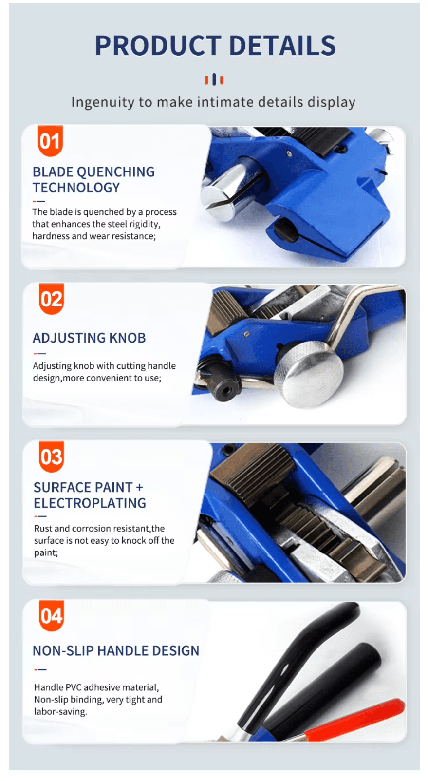 T-SH-/MC Steel Strap Tensioner Tool Scenarios Image