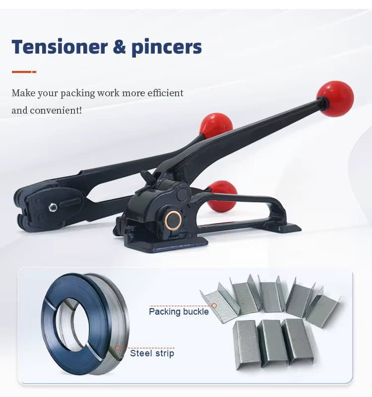 Steel Strapping Tool Kit (Tensioner + Sealless Hand Tool) Scenarios Image