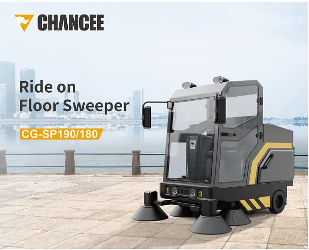 T-CG-SP 190/180 Ride-On Floor Sweeper Main Feature