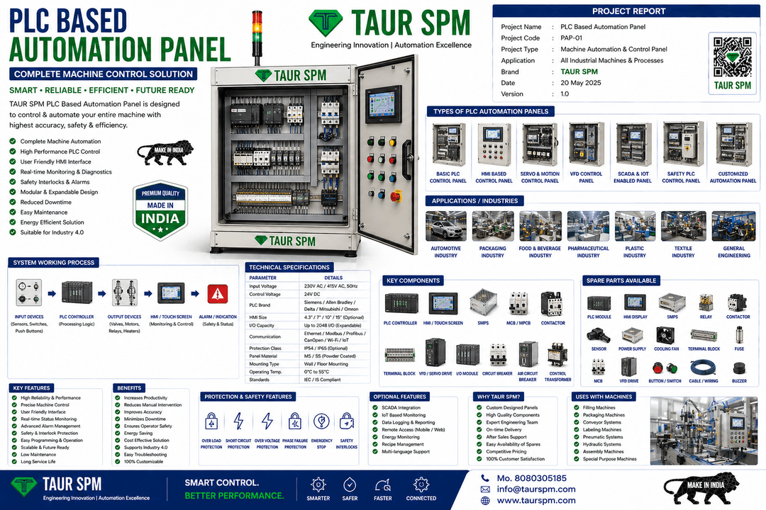 PAP-01 PLC Based Automation Panel