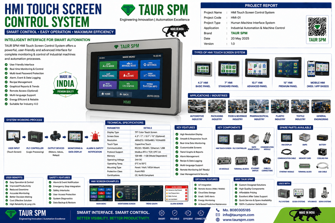HMI-01 HMI Touch Screen Control System