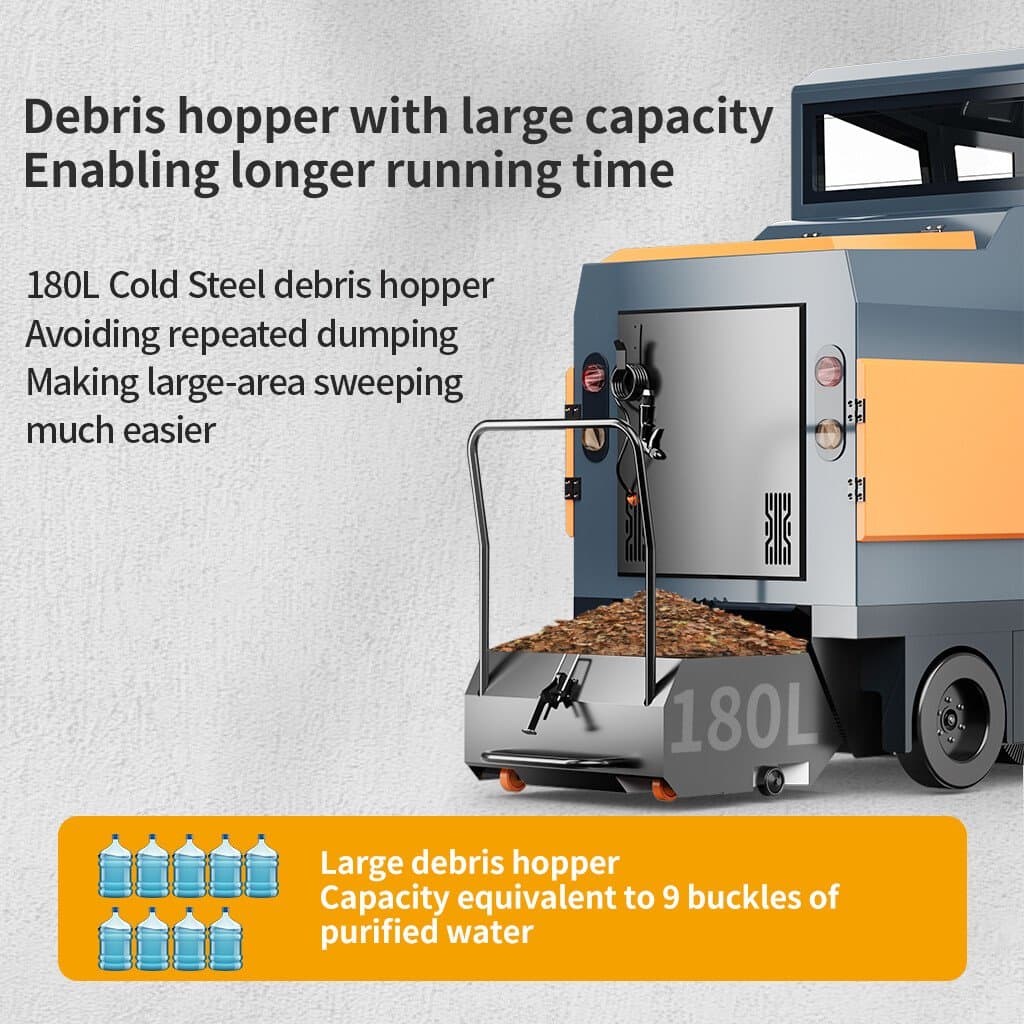 T-U220CAR Truck Ride-on Floor Sweeper Hero Image