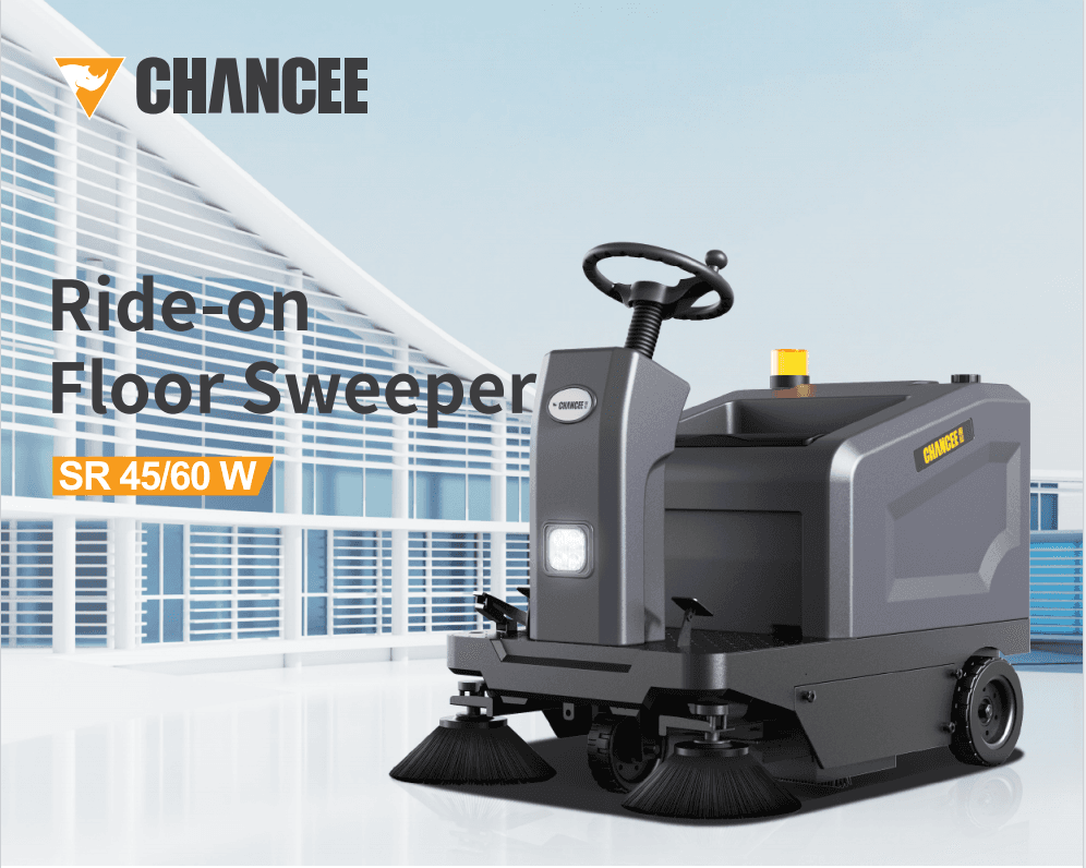 T-SR 45/60 W Ride-On Floor Sweeper Hero Image