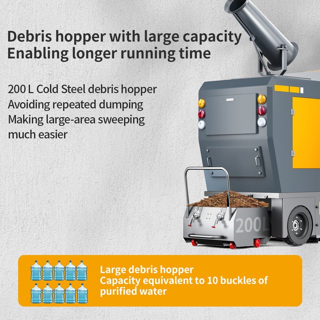 T-U200CAR Truck Ride-on Floor Sweeper Machine Hero Image