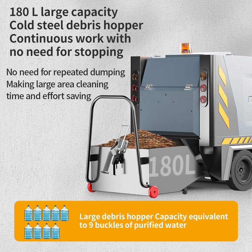 T-U190 Ride-On Floor Sweeper Hero Image