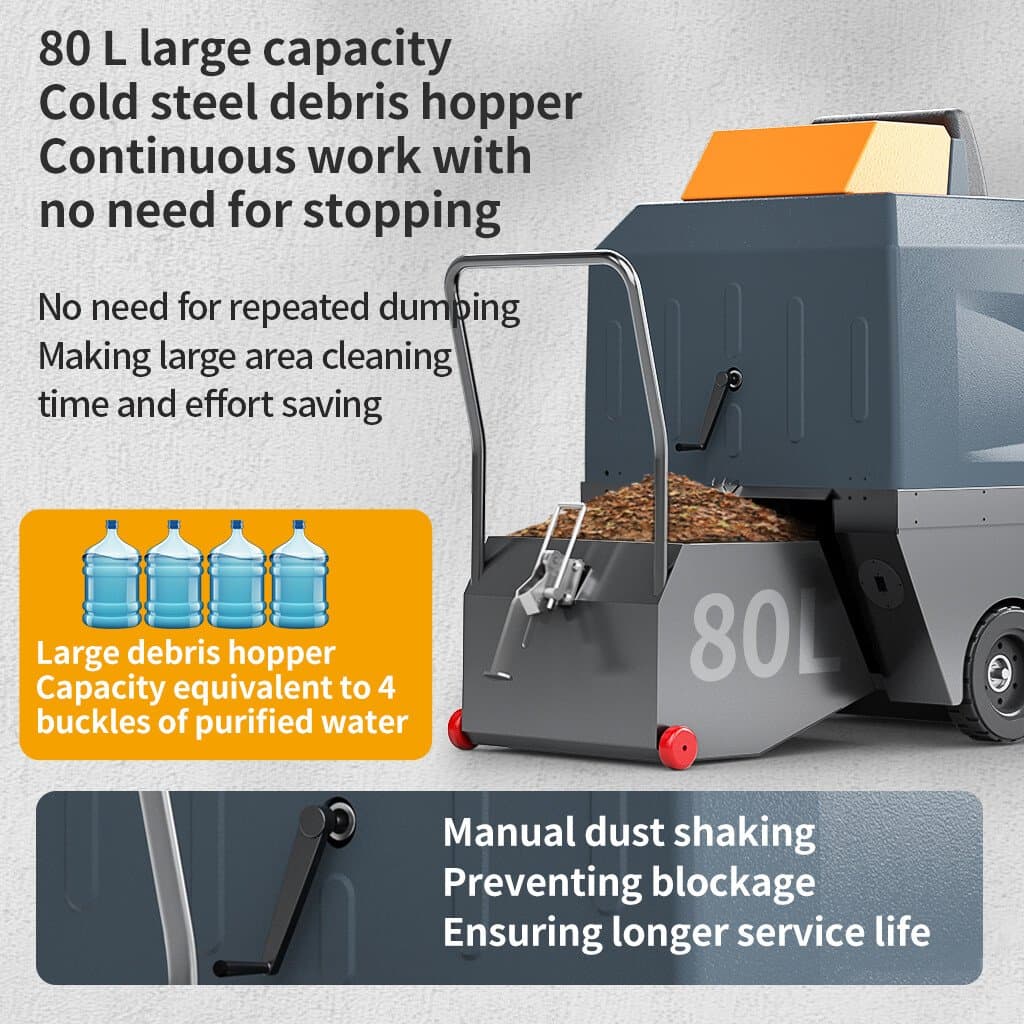 T-U125 Ride-On Floor Sweeper Scenarios Image