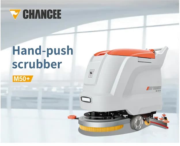 Hand-Push Floor Scrubber Scenarios Image