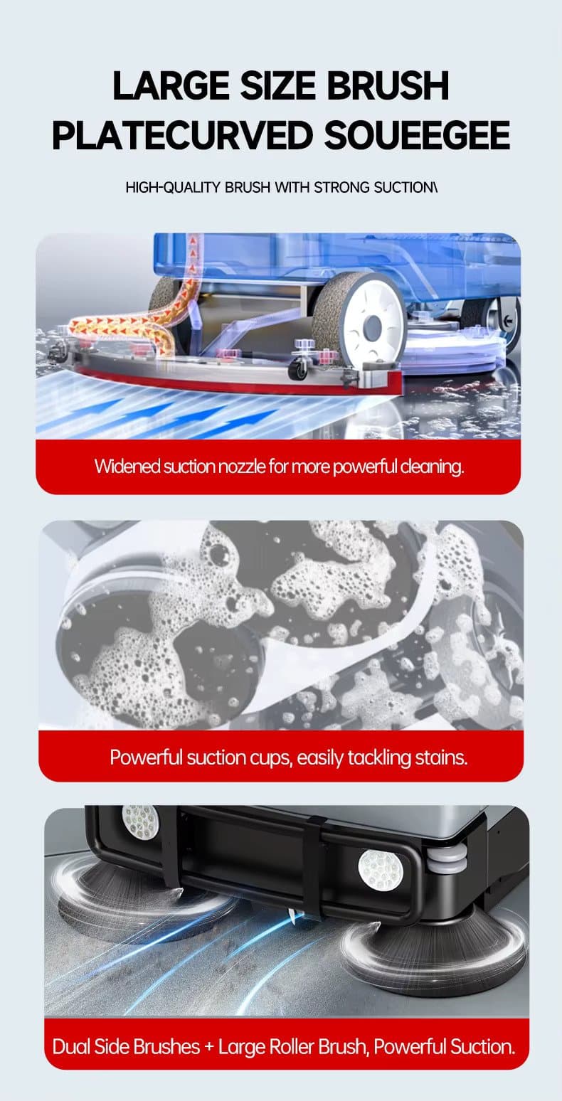 U200 Ride-On Floor Sweeper & Scrubber Machine Scenarios Image